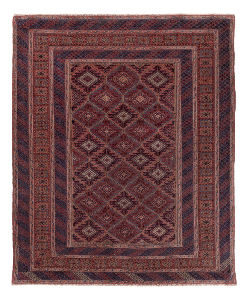 Kelimteppe - Orientalsk - 187 x 150 cm - flerfarget