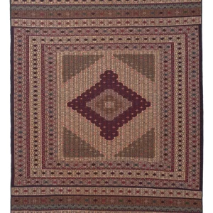 Kelimteppe - Orientalsk - 188 x 127 cm - flerfarget