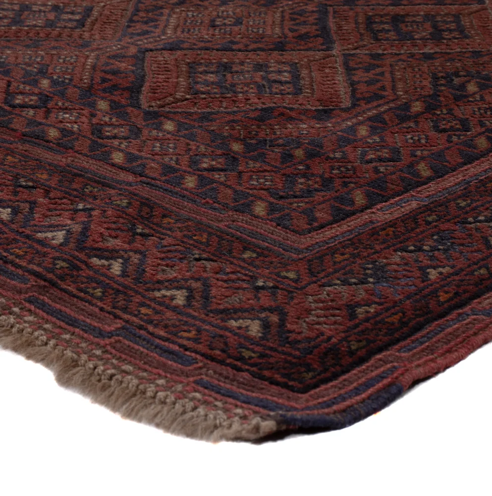 Kelimteppe - Orientalsk - 188 x 142 cm - mørk beige