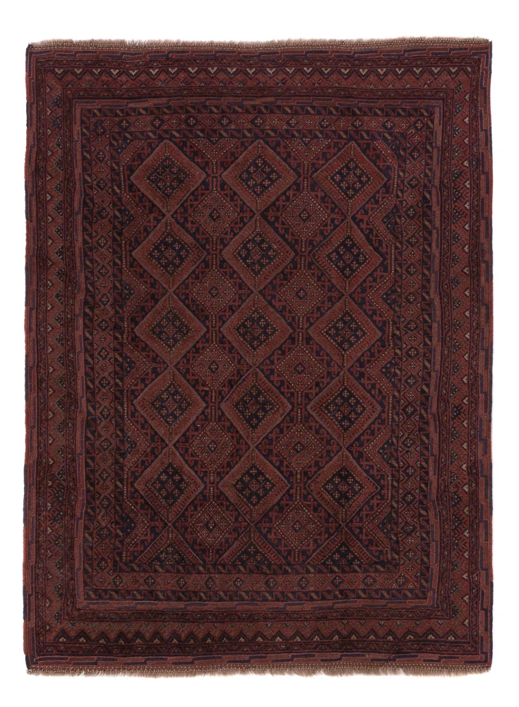 Kelimteppe - Orientalsk - 188 x 142 cm - mørk beige