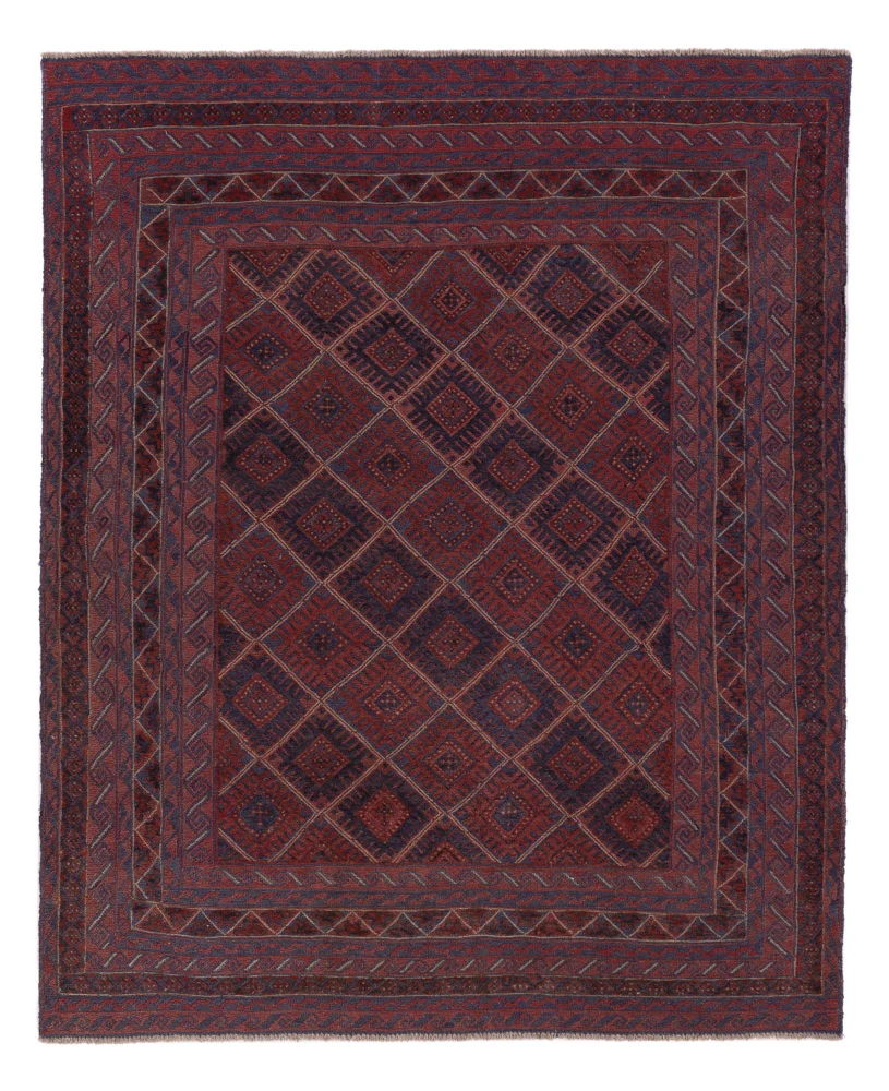 Kelimteppe - Orientalsk - 188 x 150 cm - mørk beige