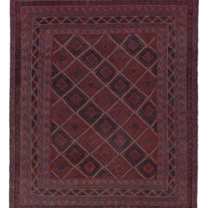 Kelimteppe - Orientalsk - 188 x 150 cm - mørk beige