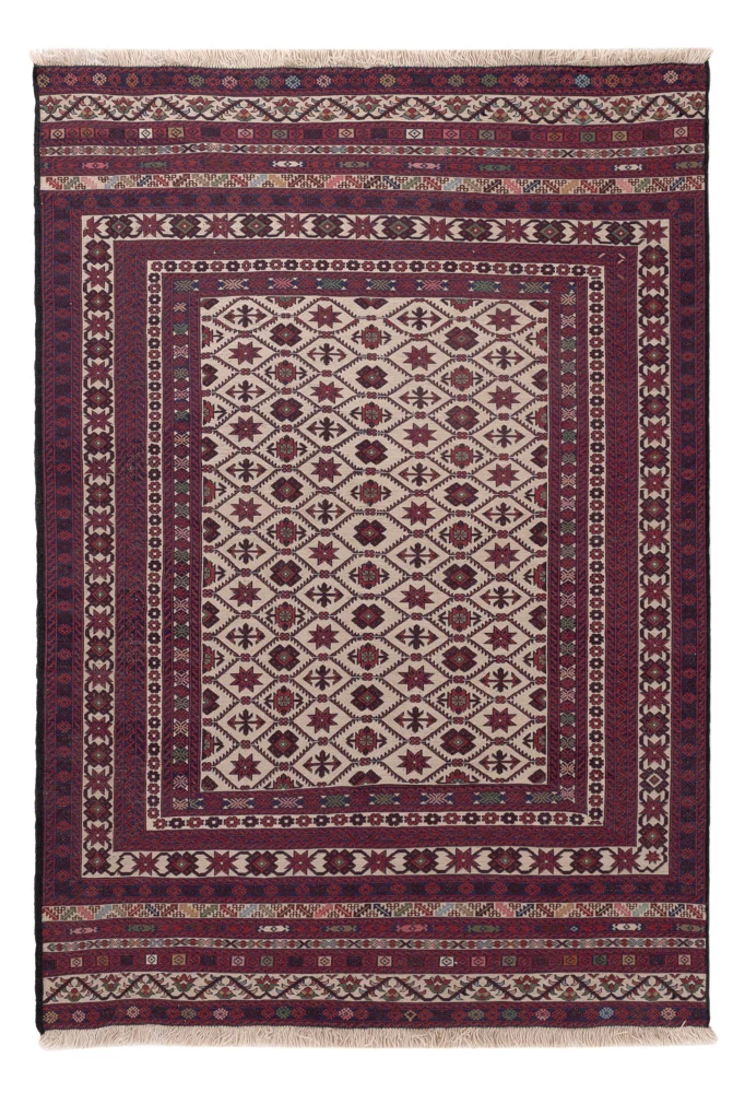Kelimteppe - Orientalsk - 189 x 127 cm - flerfarget