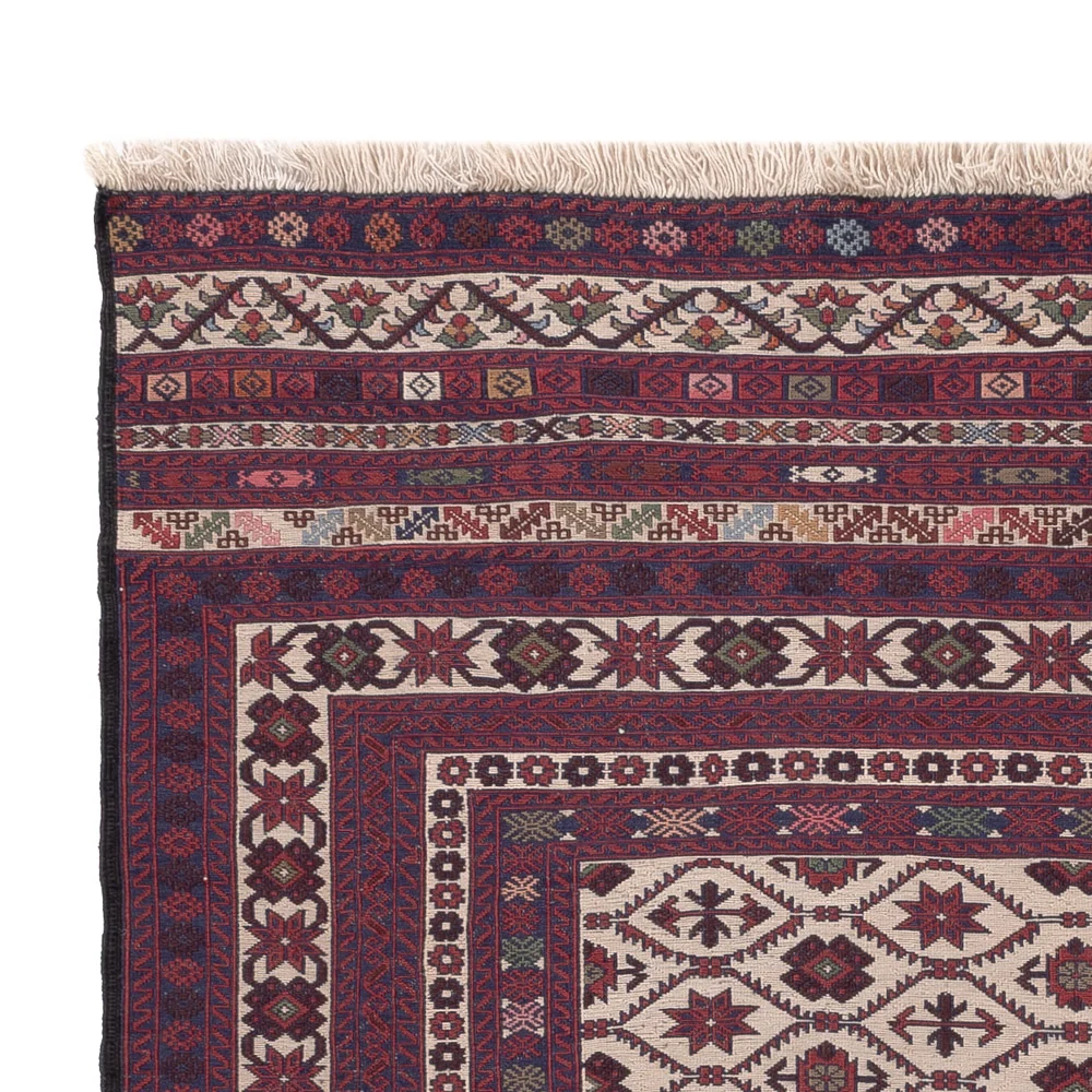 Kelimteppe - Orientalsk - 189 x 127 cm - flerfarget