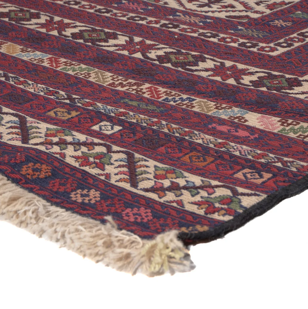 Kelimteppe - Orientalsk - 189 x 127 cm - flerfarget