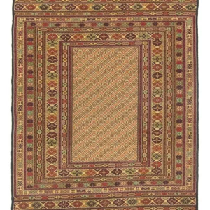 Kelimteppe - Orientalsk - 189 x 130 cm - brun