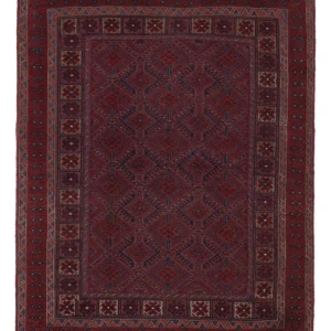 Kelimteppe - Orientalsk - 190 x 143 cm - mørk beige