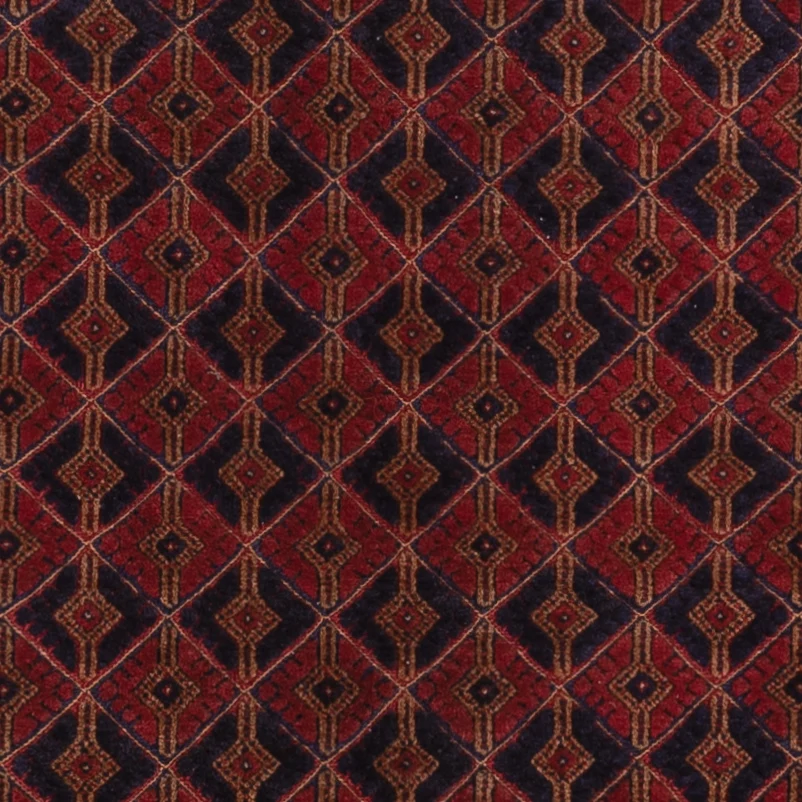 Kelimteppe - Orientalsk - 190 x 148 cm - mørk rød