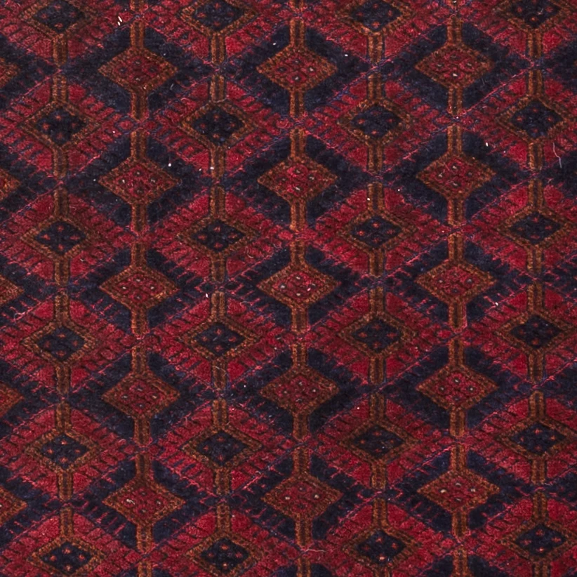 Kelimteppe - Orientalsk - 190 x 152 cm - mørk rød