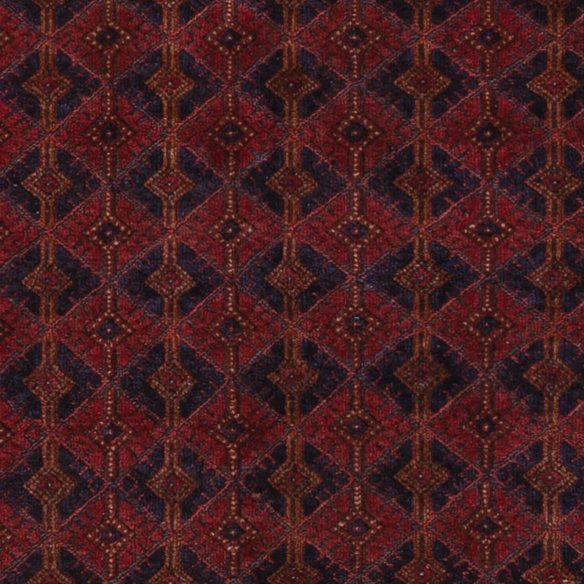 Kelimteppe - Orientalsk - 190 x 155 cm - mørk rød