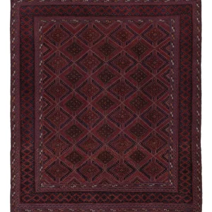 Kelimteppe - Orientalsk - 190 x 159 cm - mørk beige