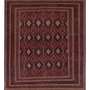 Kelimteppe - Orientalsk - 190 x 164 cm - mørk beige