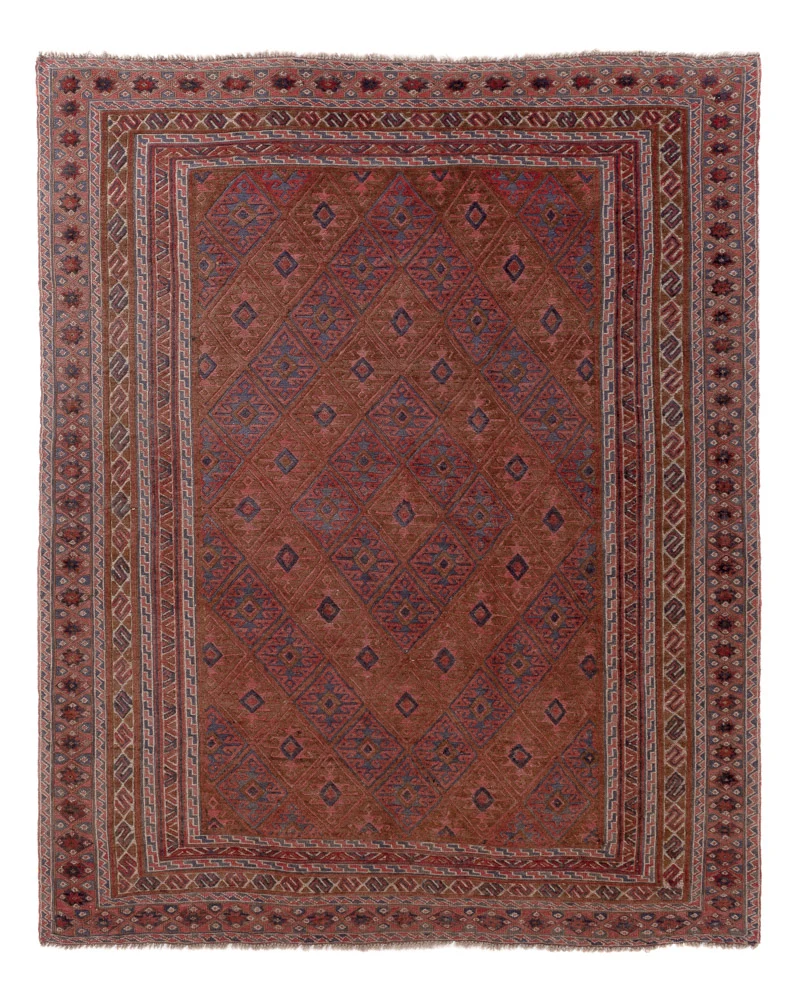 Kelimteppe - Orientalsk - 191 x 153 cm - flerfarget