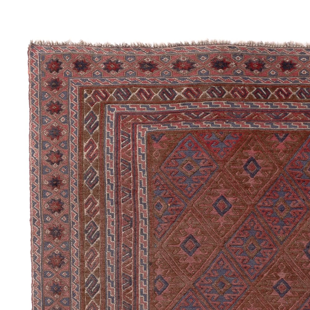 Kelimteppe - Orientalsk - 191 x 153 cm - flerfarget