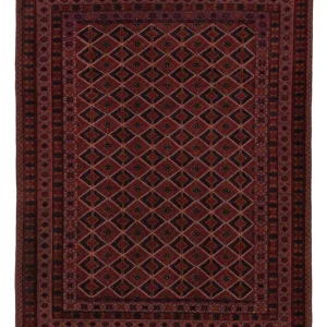 Kelimteppe - Orientalsk - 191 x 155 cm - mørk rød
