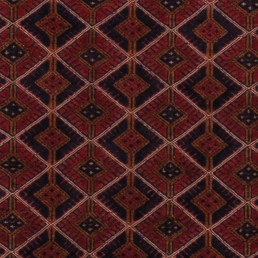 Kelimteppe - Orientalsk - 191 x 155 cm - mørk rød