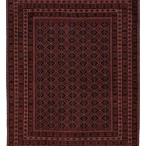 Kelimteppe - Orientalsk - 191 x 158 cm - mørk rød