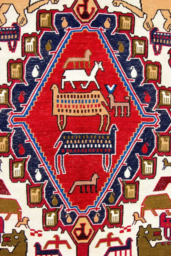 Kelimteppe - Orientalsk - 192 x 110 cm - beige