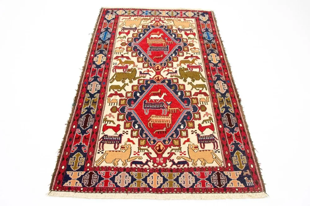 Kelimteppe - Orientalsk - 192 x 110 cm - beige