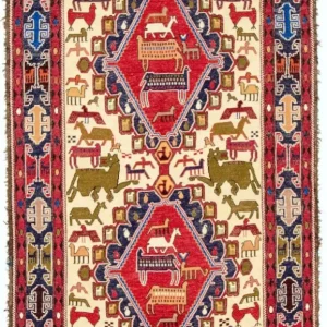 Kelimteppe - Orientalsk - 192 x 110 cm - beige