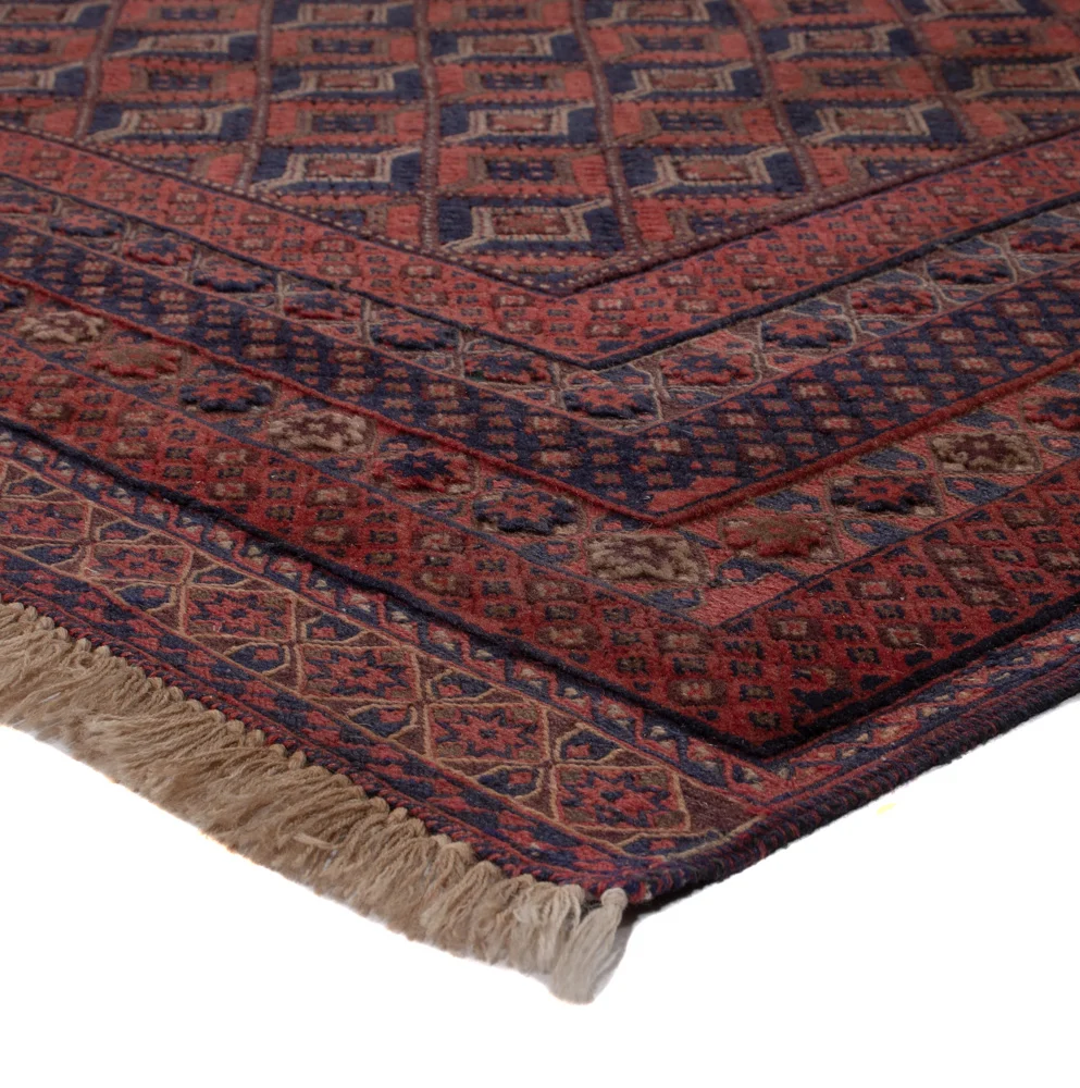 Kelimteppe - Orientalsk - 193 x 145 cm - mørk rød