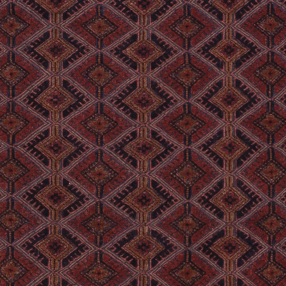 Kelimteppe - Orientalsk - 193 x 146 cm - mørk rød