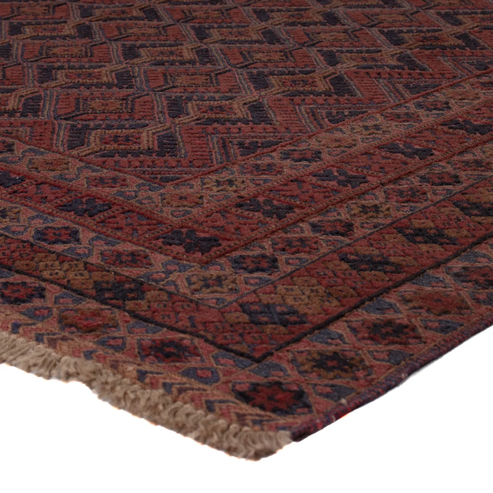 Kelimteppe - Orientalsk - 193 x 146 cm - mørk rød