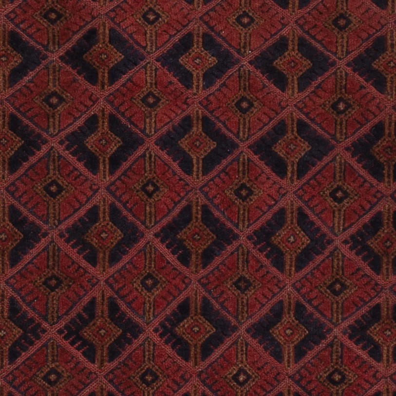 Kelimteppe - Orientalsk - 193 x 148 cm - mørk rød