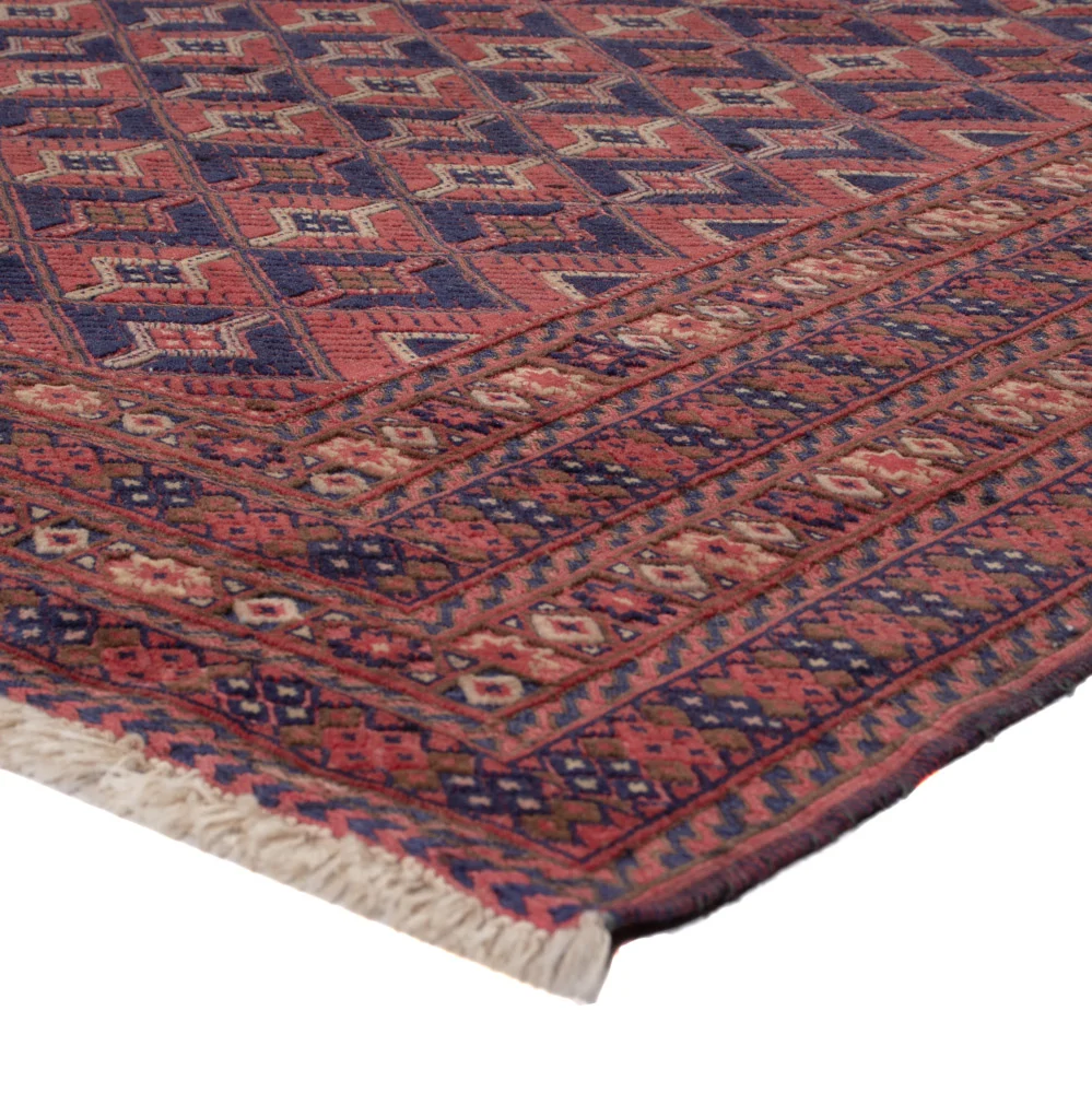 Kelimteppe - Orientalsk - 193 x 149 cm - mørk rød