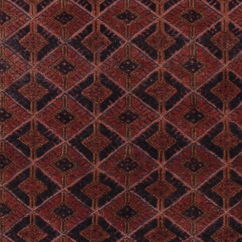 Kelimteppe - Orientalsk - 193 x 150 cm - mørk rød