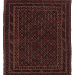 Kelimteppe - Orientalsk - 193 x 150 cm - rust