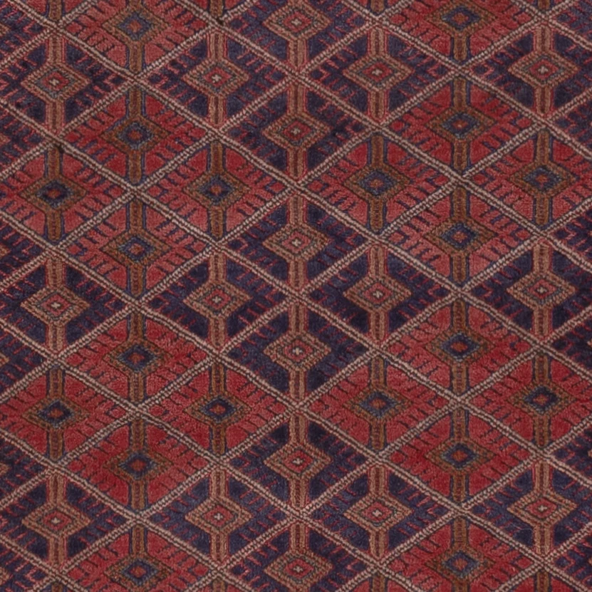 Kelimteppe - Orientalsk - 193 x 154 cm - mørk rød
