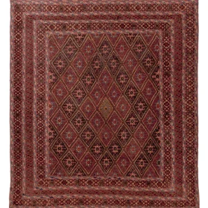 Kelimteppe - Orientalsk - 193 x 156 cm - flerfarget