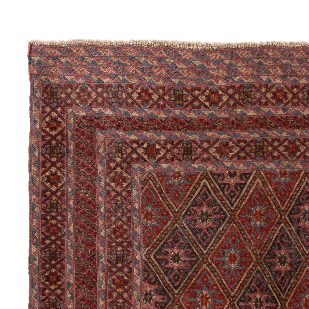 Kelimteppe - Orientalsk - 193 x 156 cm - flerfarget
