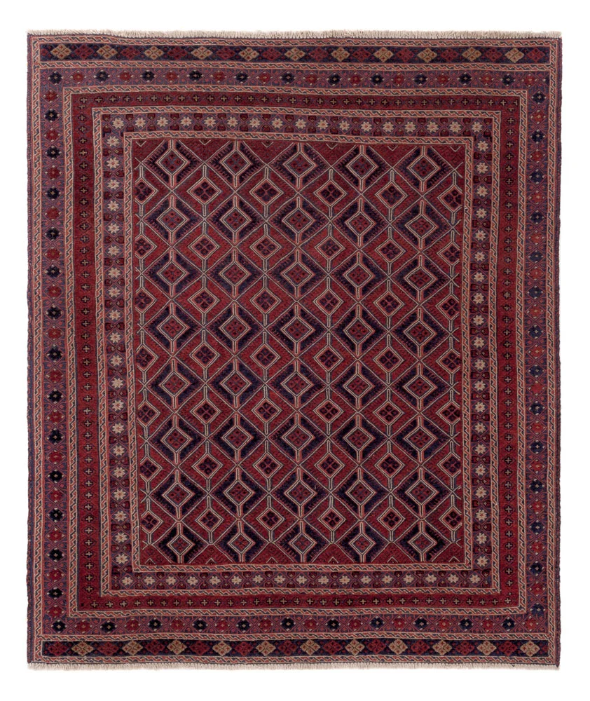 Kelimteppe - Orientalsk - 193 x 162 cm - flerfarget