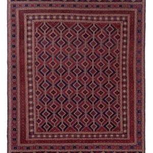 Kelimteppe - Orientalsk - 193 x 162 cm - flerfarget
