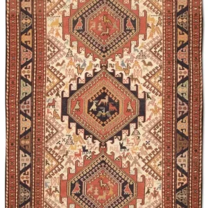 Kelimteppe - Orientalsk - 194 x 122 cm - brun