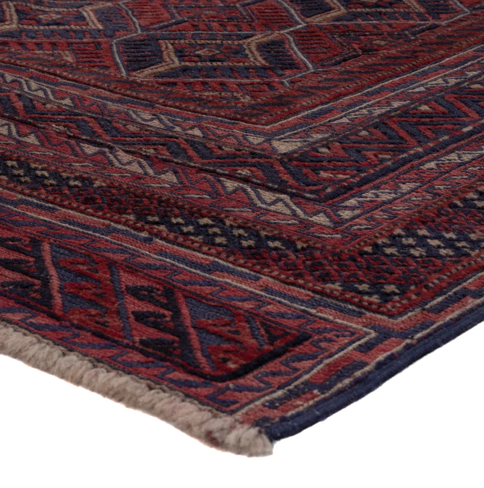 Kelimteppe - Orientalsk - 194 x 144 cm - mørk beige