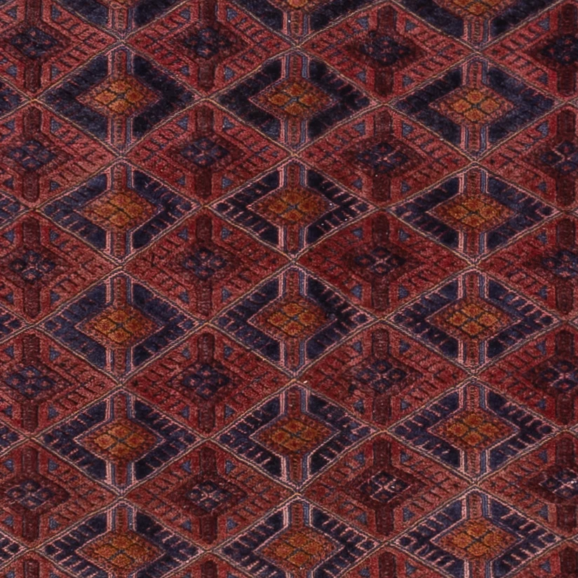 Kelimteppe - Orientalsk - 194 x 148 cm - mørk rød
