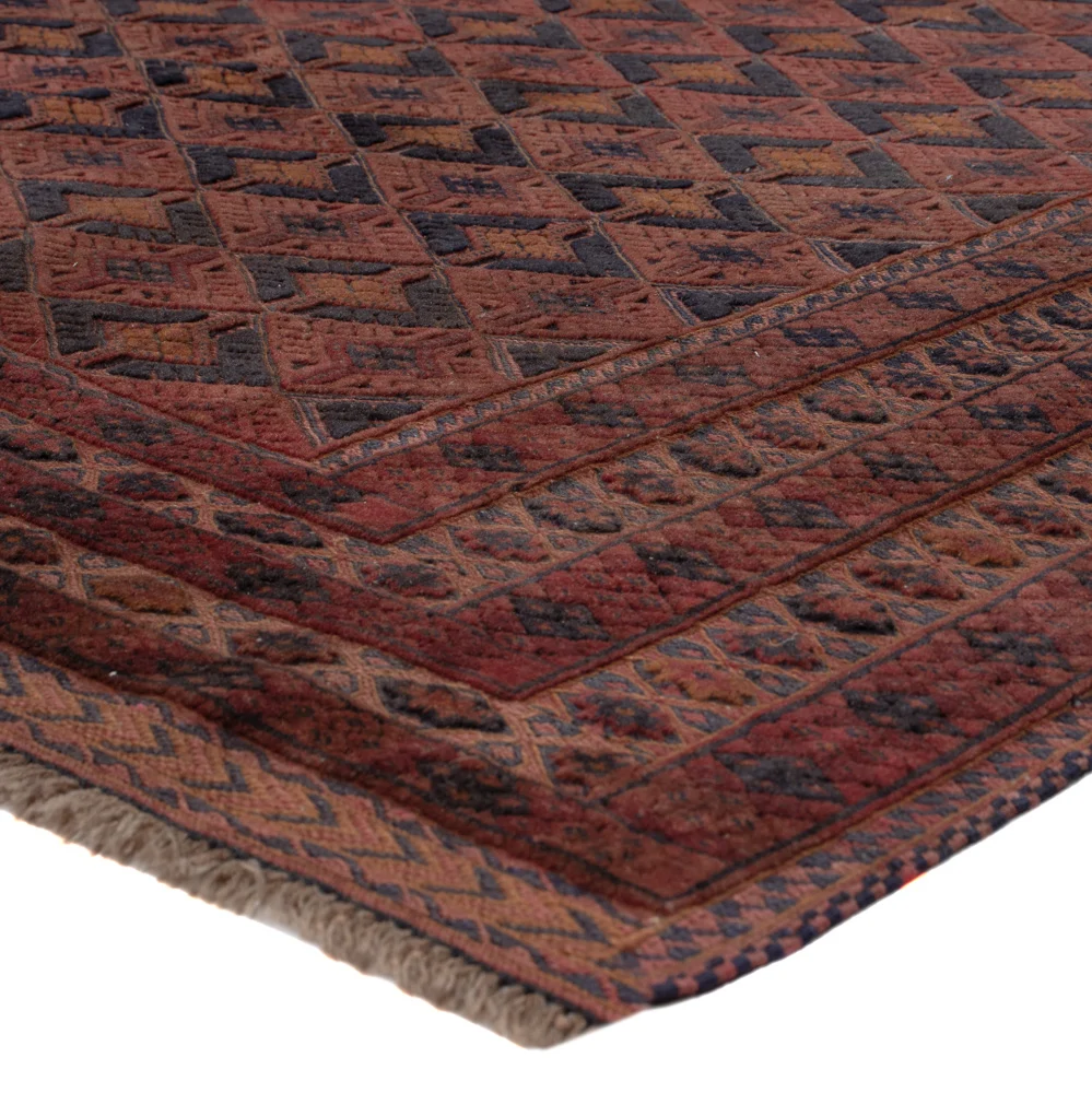 Kelimteppe - Orientalsk - 194 x 148 cm - mørk rød