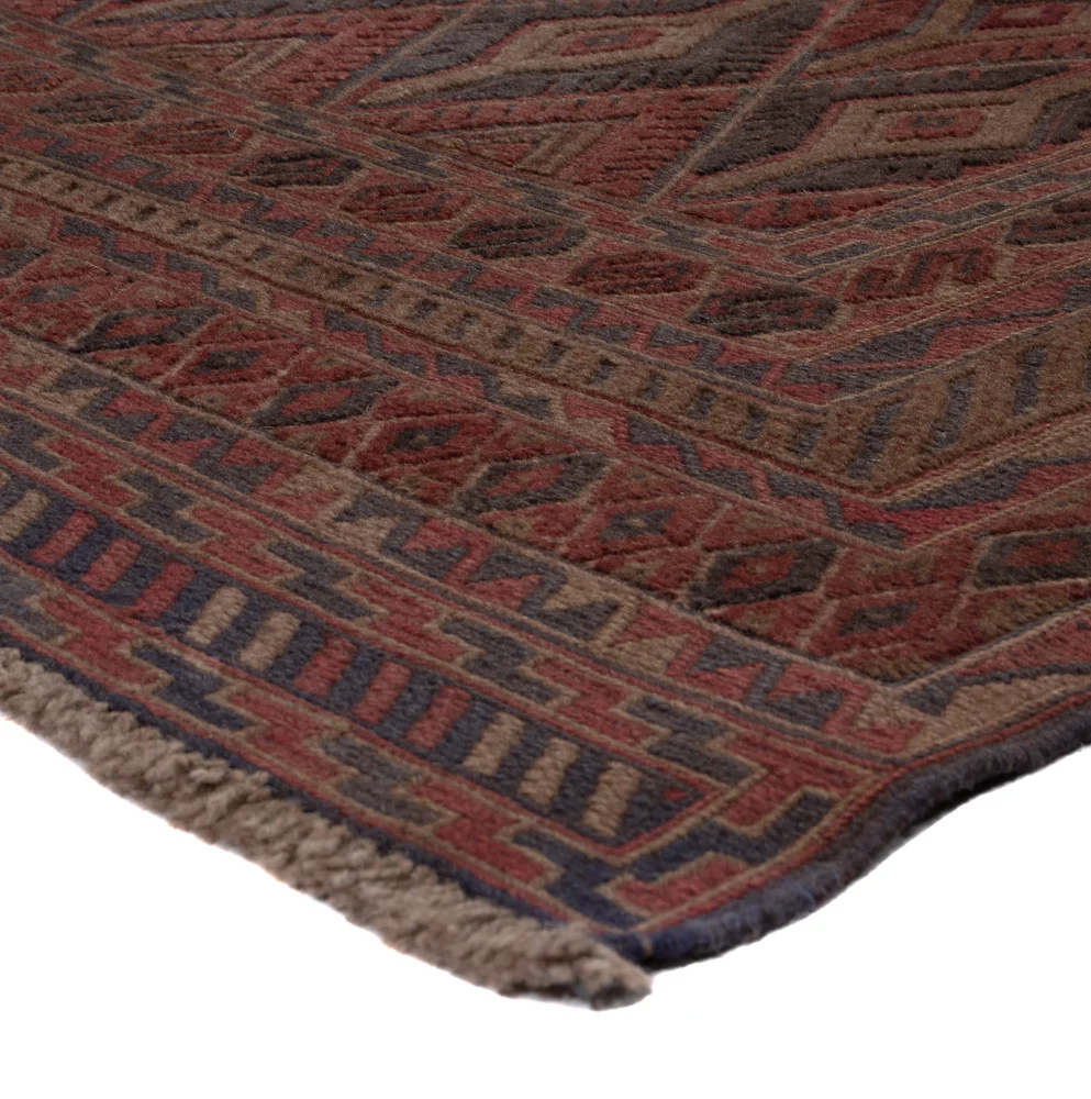 Kelimteppe - Orientalsk - 194 x 150 cm - mørk beige