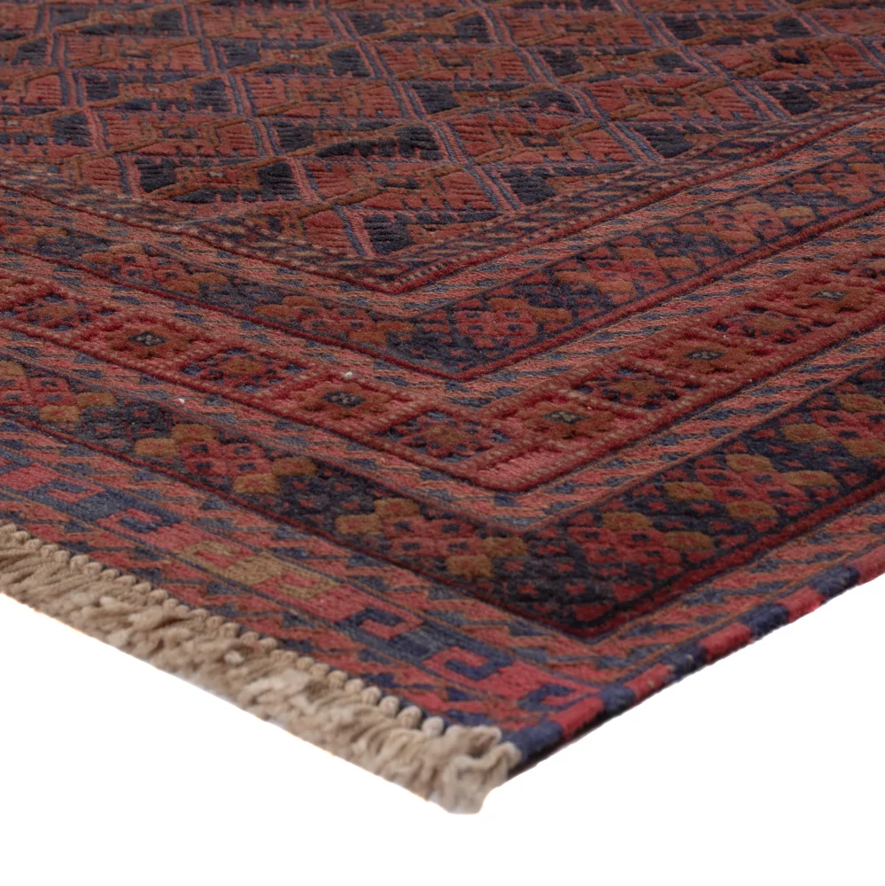Kelimteppe - Orientalsk - 194 x 152 cm - mørk rød