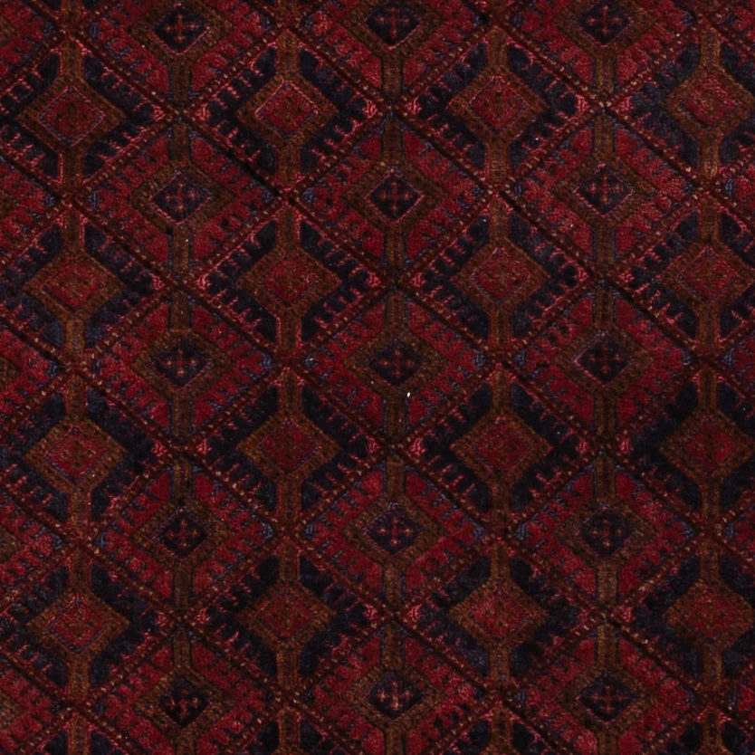 Kelimteppe - Orientalsk - 194 x 152 cm - mørk rød