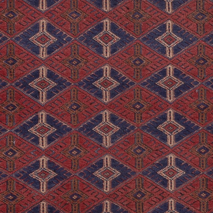 Kelimteppe - Orientalsk - 194 x 156 cm - mørk rød