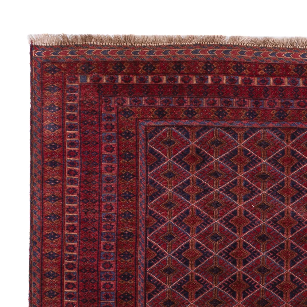Kelimteppe - Orientalsk - 194 x 160 cm - mørk rød