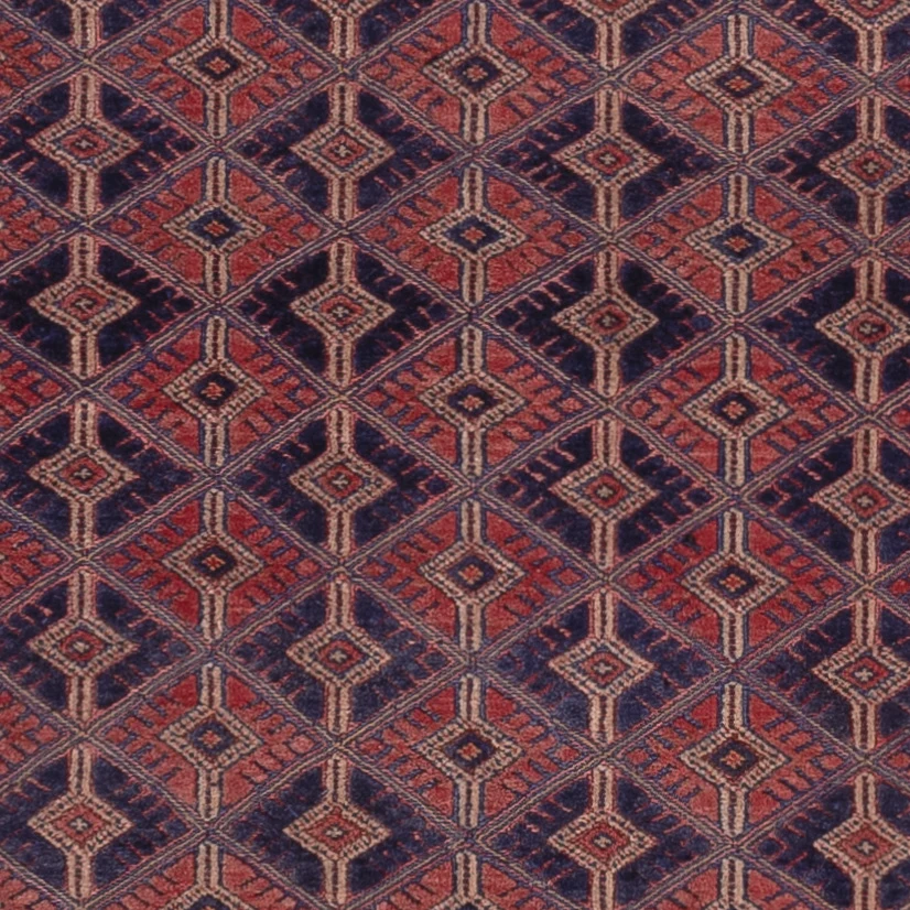 Kelimteppe - Orientalsk - 195 x 147 cm - mørk rød
