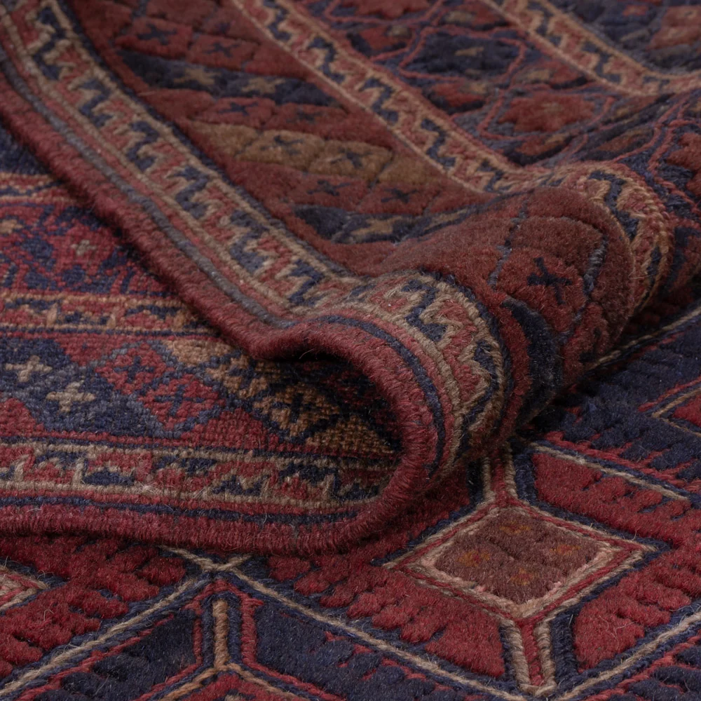Kelimteppe - Orientalsk - 195 x 152 cm - mørk beige