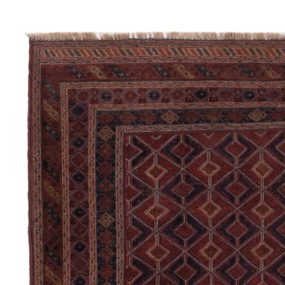 Kelimteppe - Orientalsk - 195 x 152 cm - mørk beige