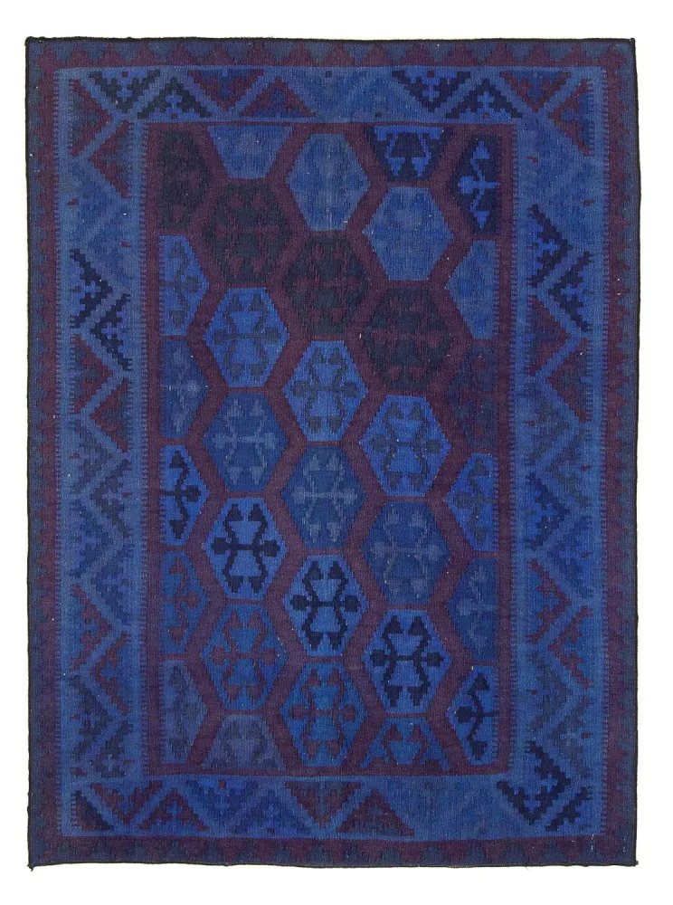 Kelimteppe - Orientalsk - 195 x 155 cm - blå