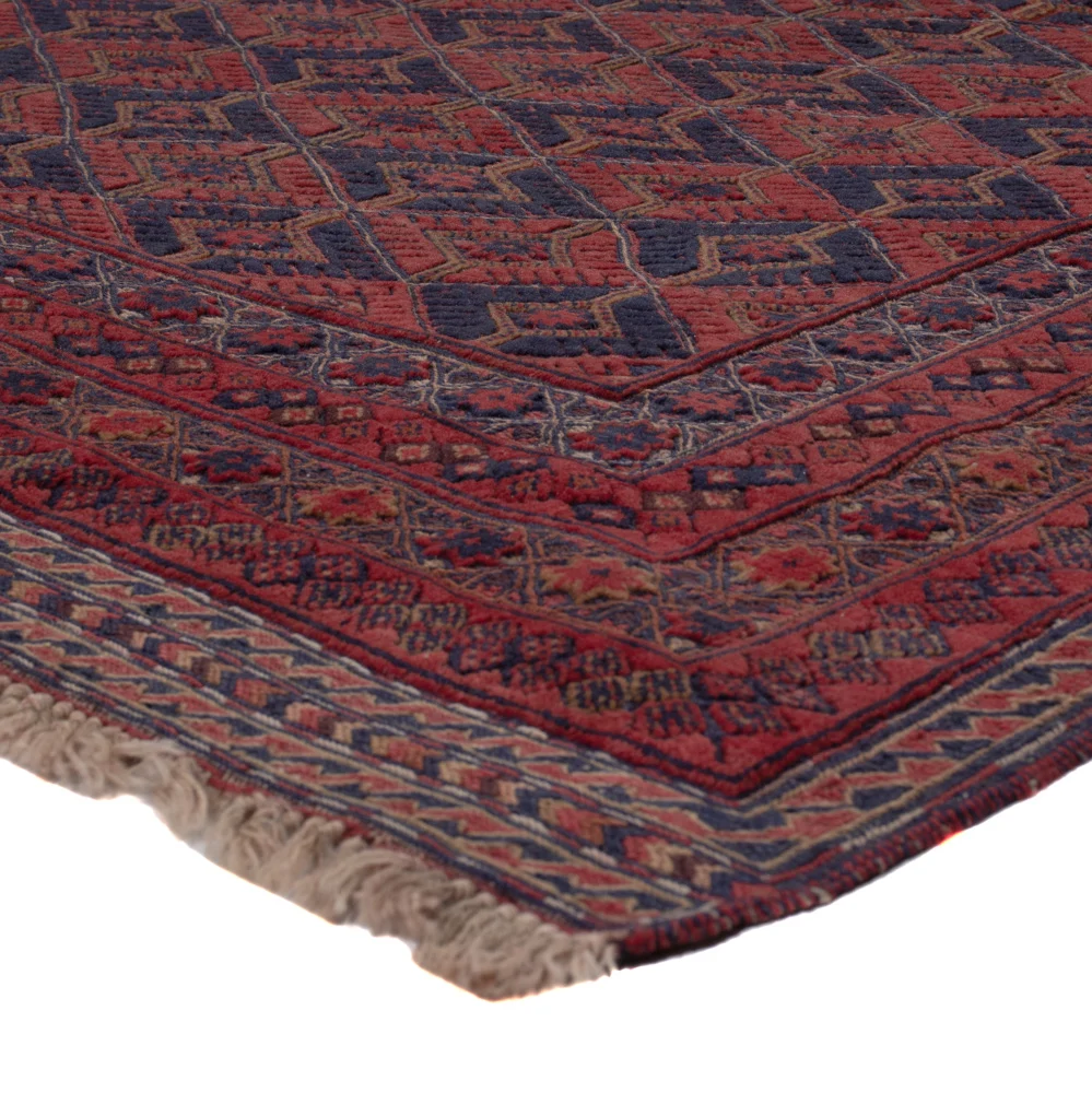 Kelimteppe - Orientalsk - 195 x 159 cm - mørk rød